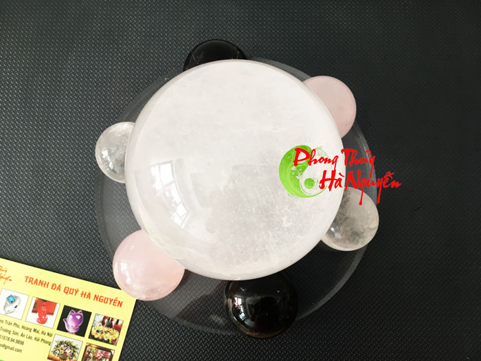 đĩa thất tinh đá thạch anh trắng